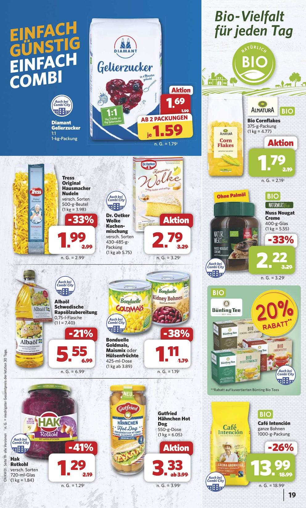 Combi Aktueller Prospekt ab Montag Seite 21