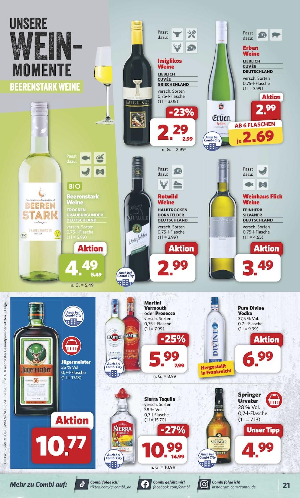 Combi Aktueller Prospekt ab Montag Seite 23