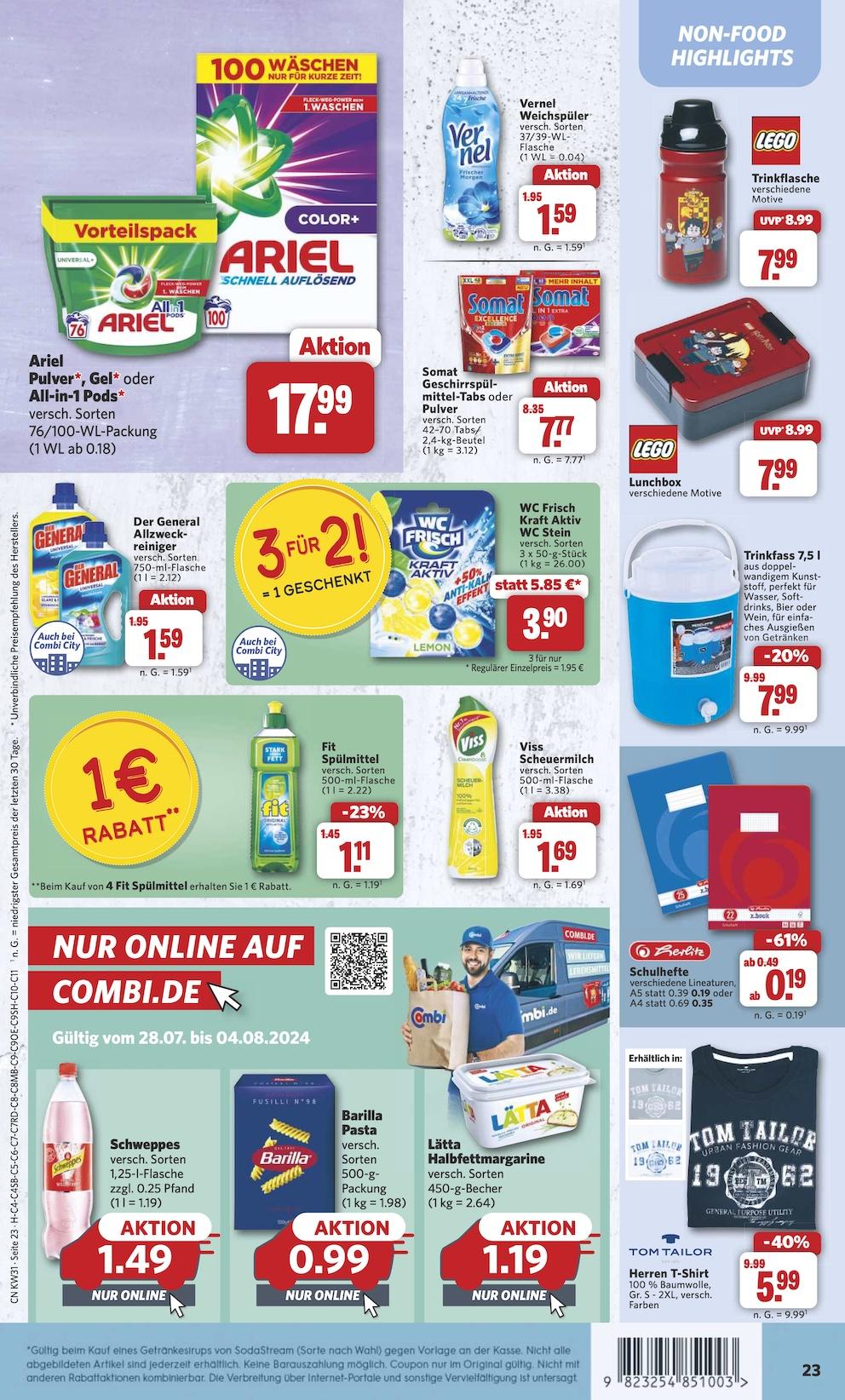 Combi Aktueller Prospekt ab Montag Seite 25
