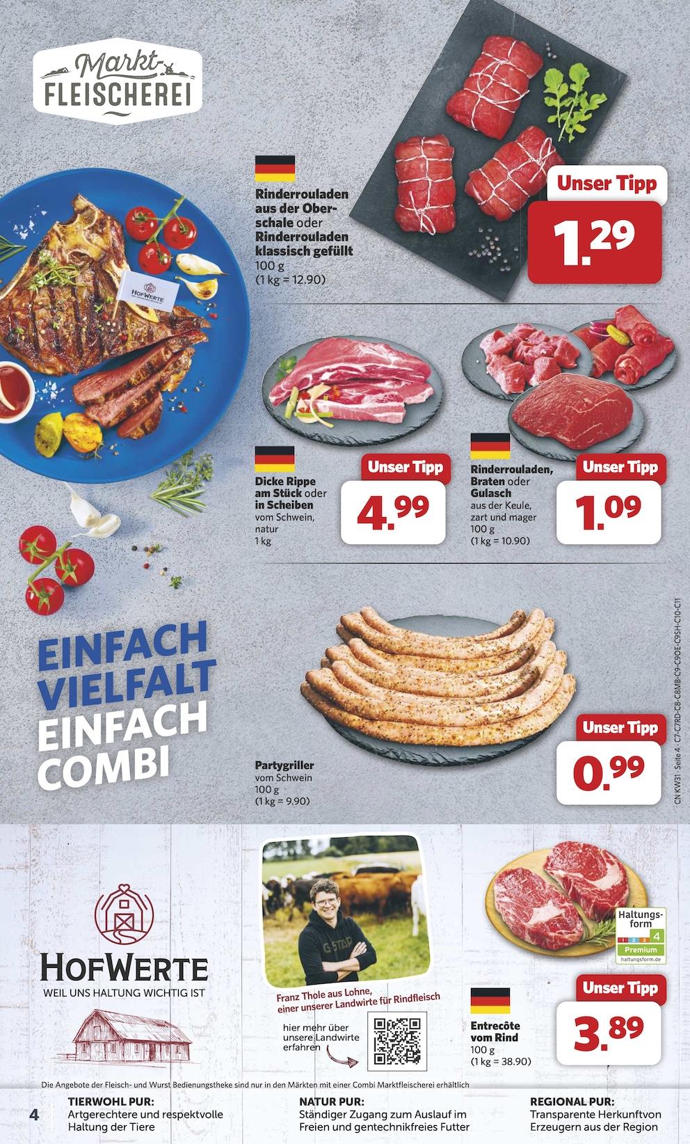 Combi Aktueller Prospekt ab Montag Seite 4