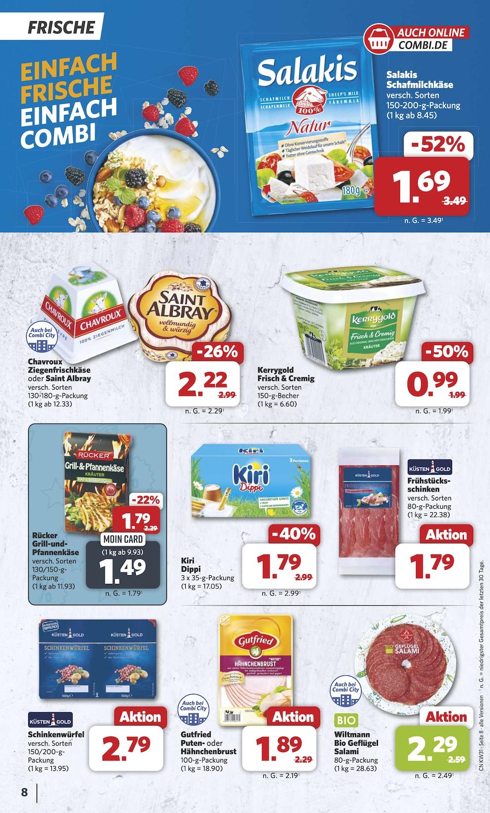 Combi Aktueller Prospekt ab Montag Seite 8
