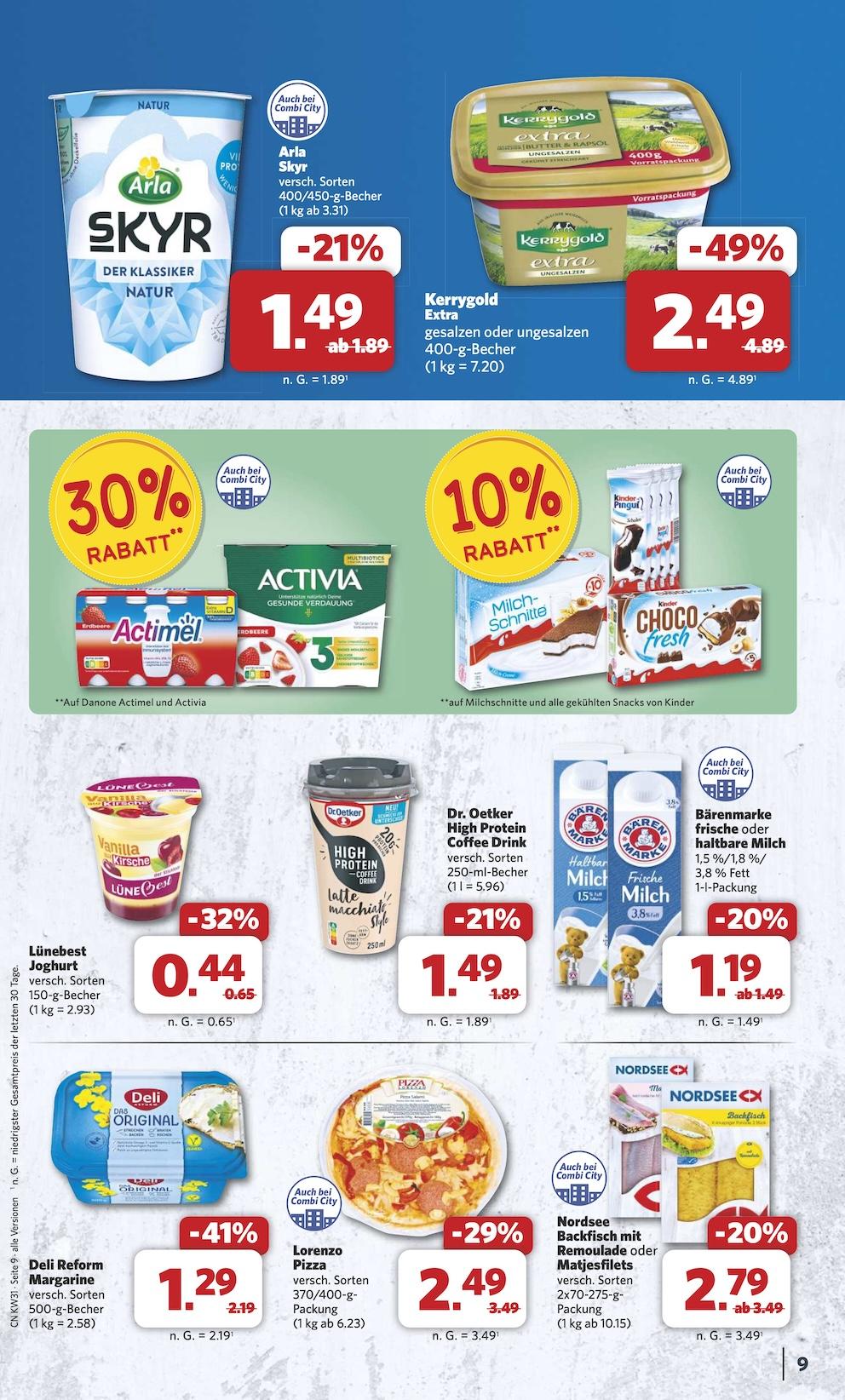 Combi Aktueller Prospekt ab Montag Seite 9