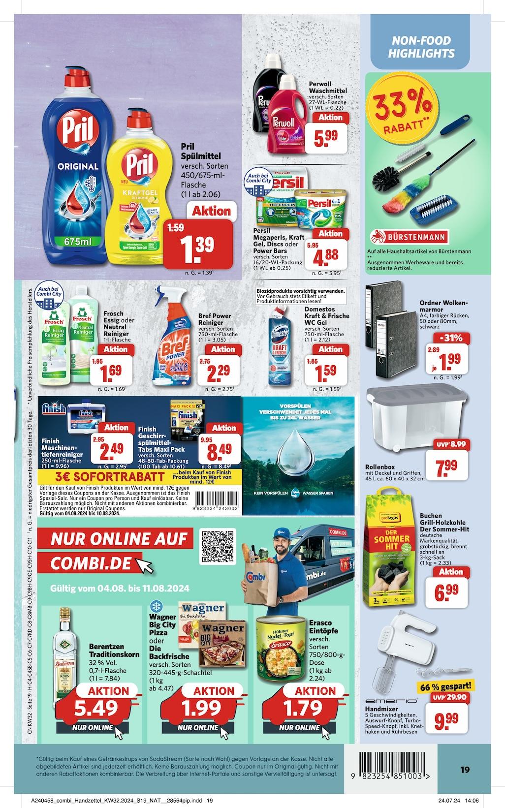 Combi Aktueller Prospekt ab Montag Seite 22