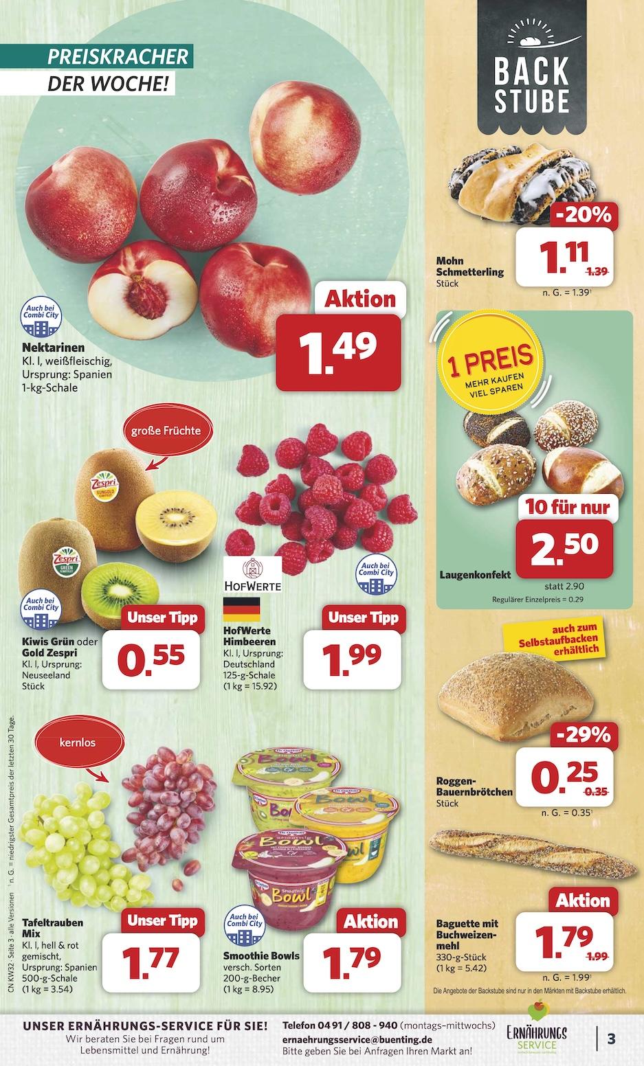 Combi Aktueller Prospekt ab Montag Seite 3