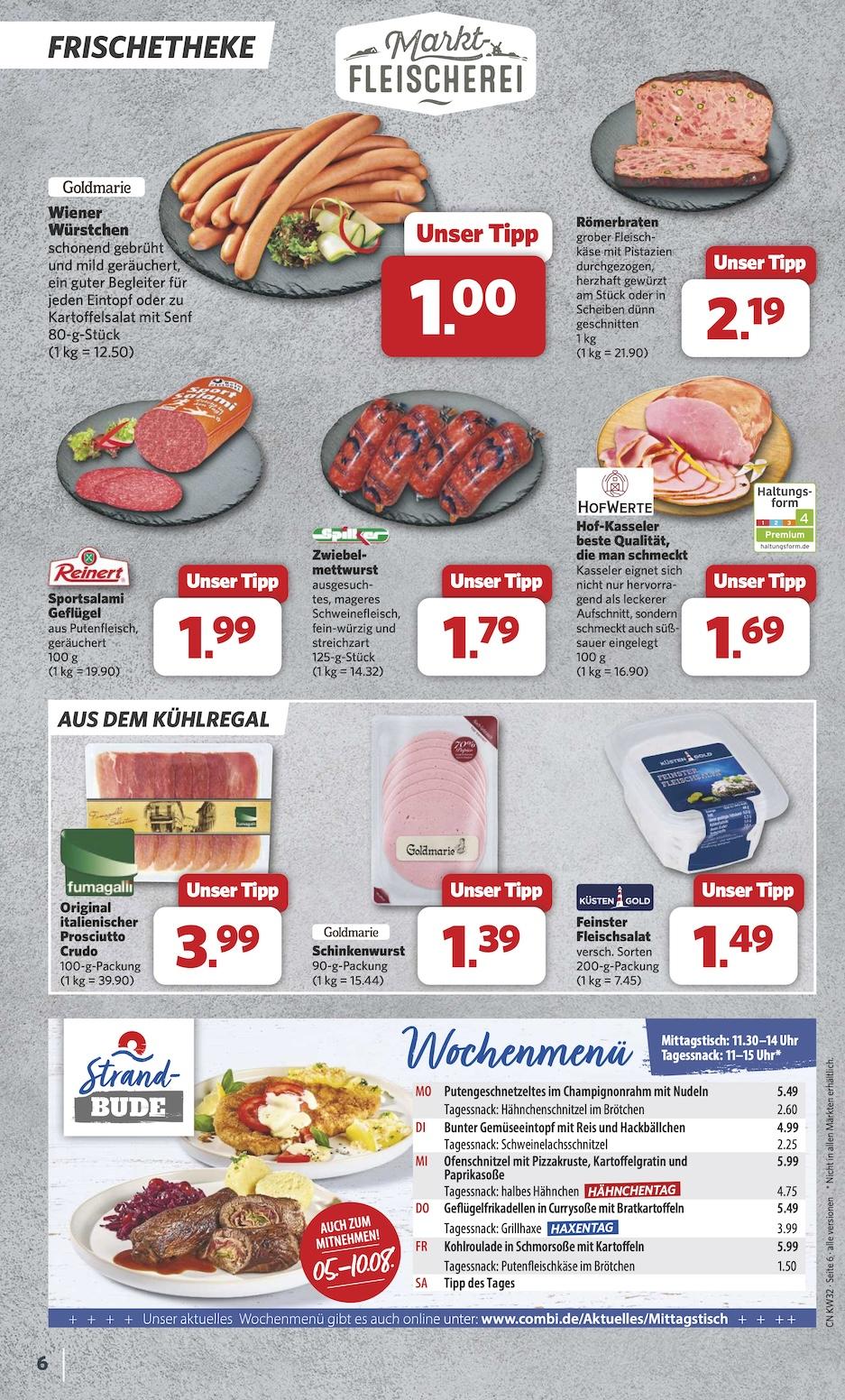 Combi Aktueller Prospekt ab Montag Seite 6