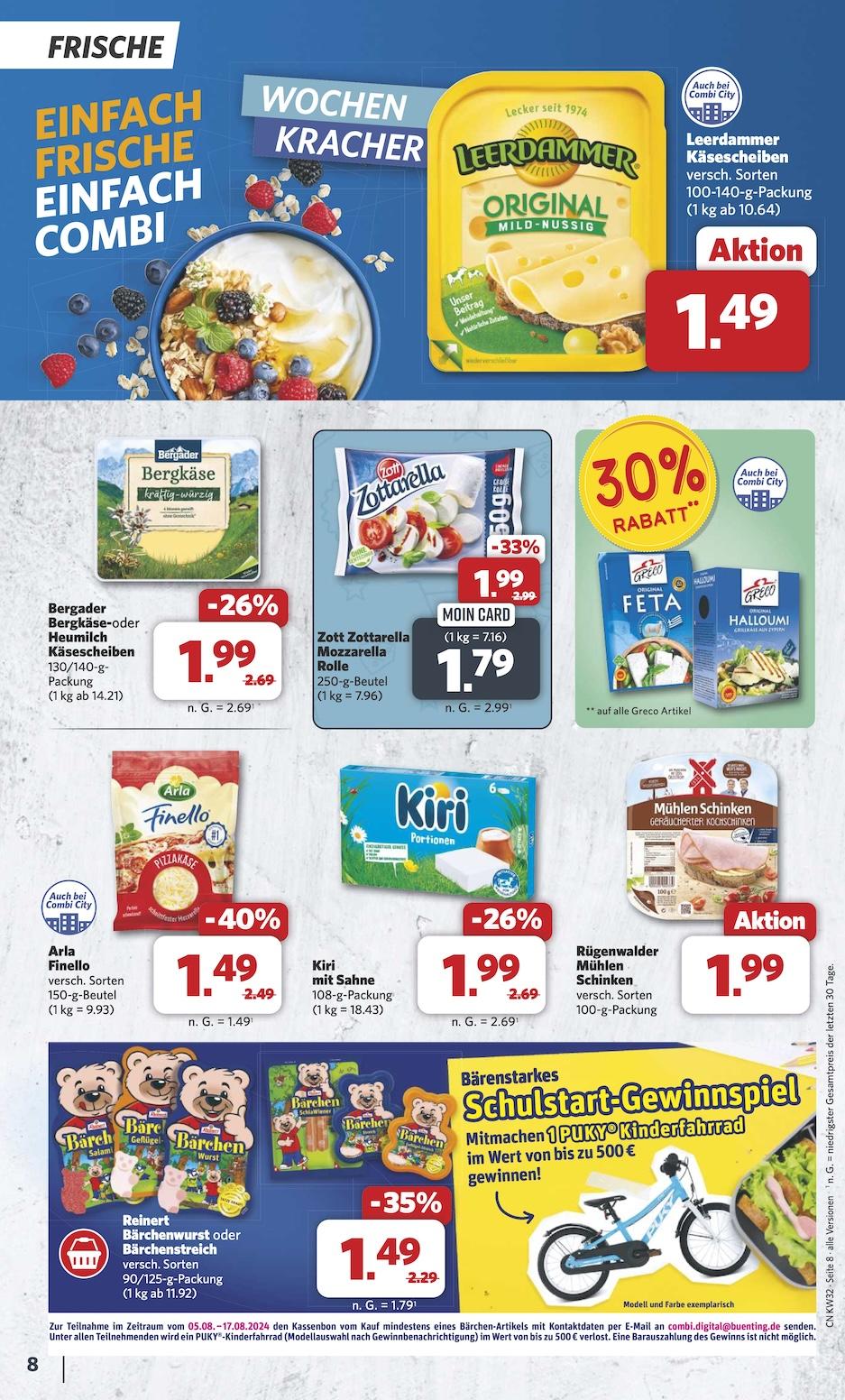 Combi Aktueller Prospekt ab Montag Seite 8