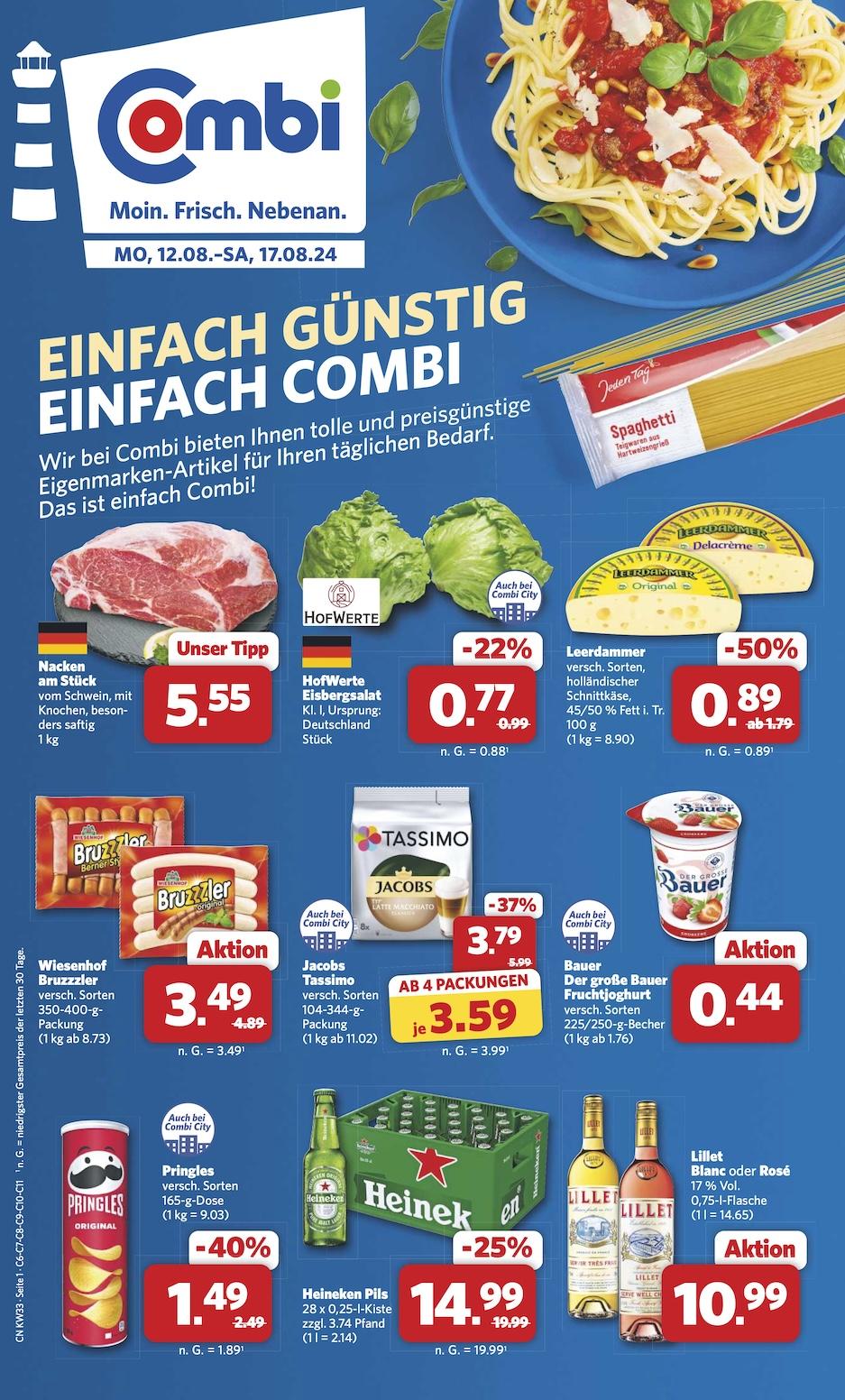 Combi Aktueller Prospekt ab Montag Seite 1