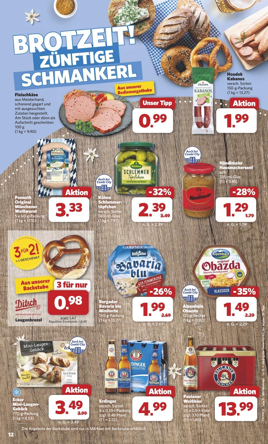 Combi Aktueller Prospekt ab Montag Seite 14