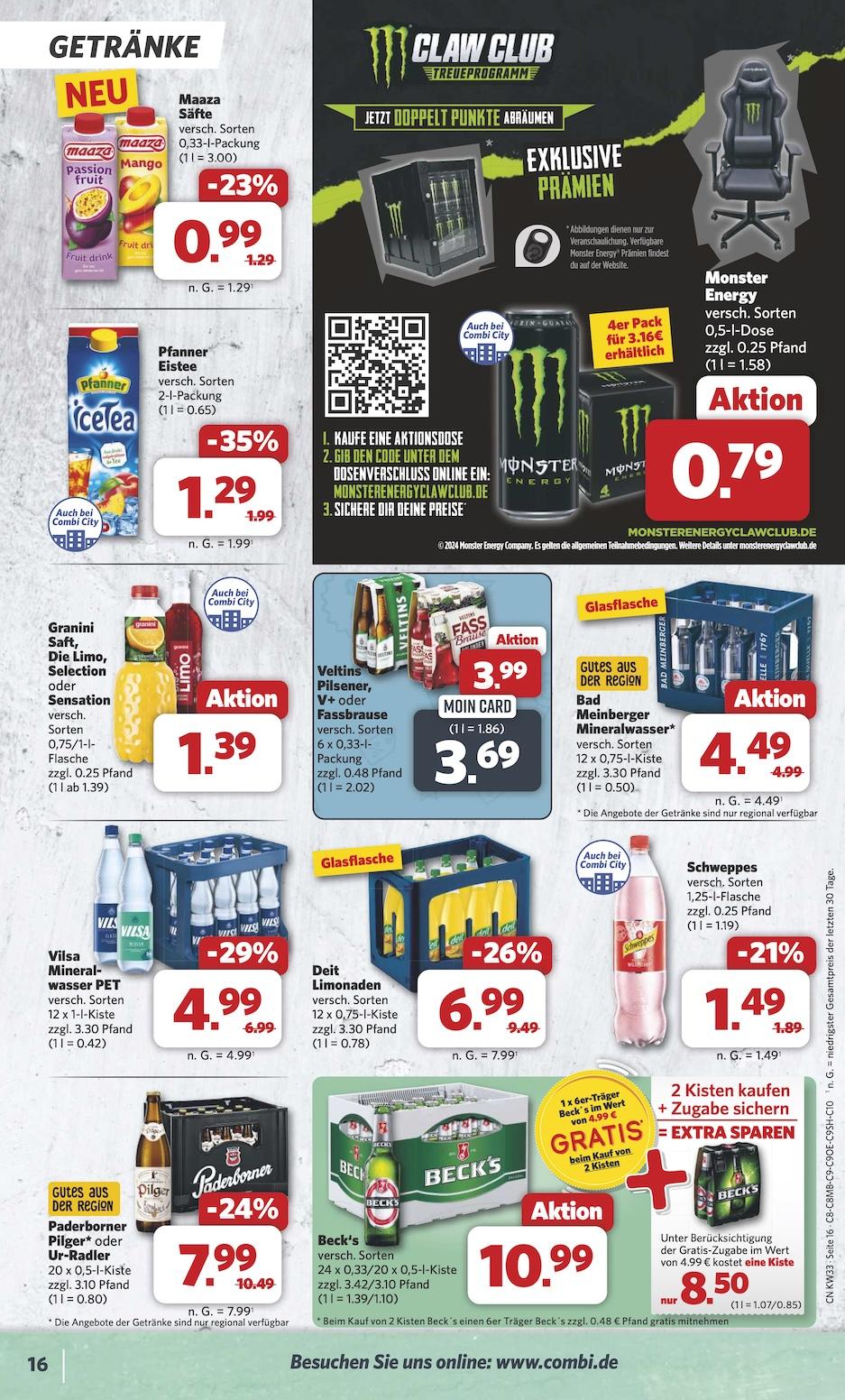 Combi Aktueller Prospekt ab Montag Seite 18