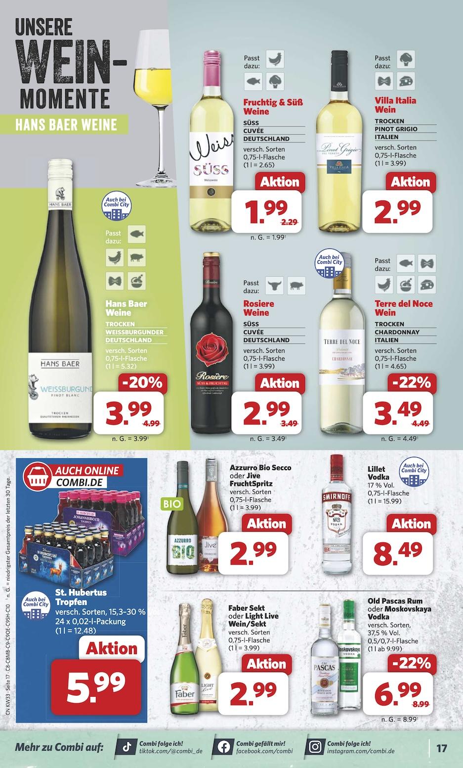 Combi Aktueller Prospekt ab Montag Seite 19