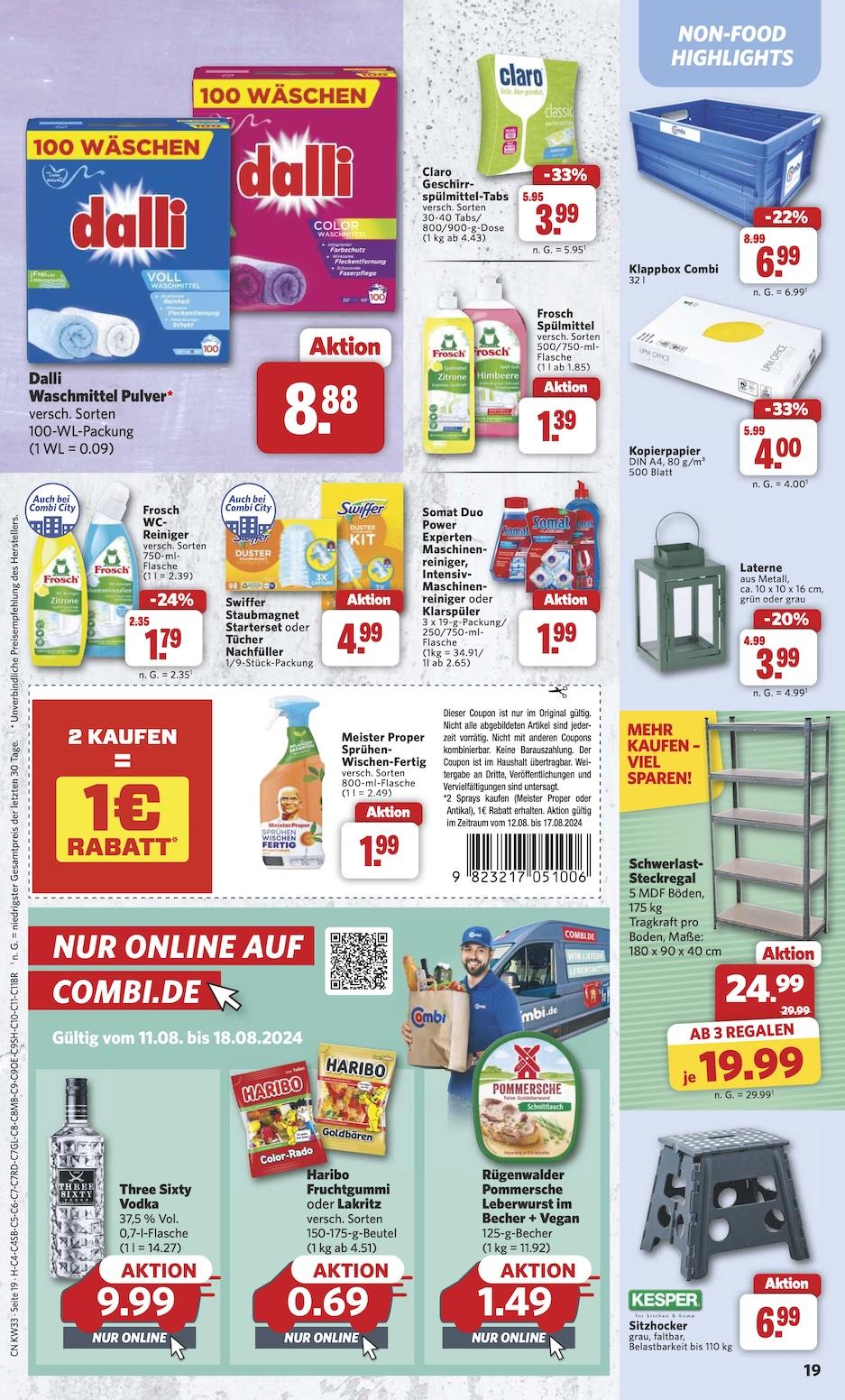 Combi Aktueller Prospekt ab Montag Seite 21