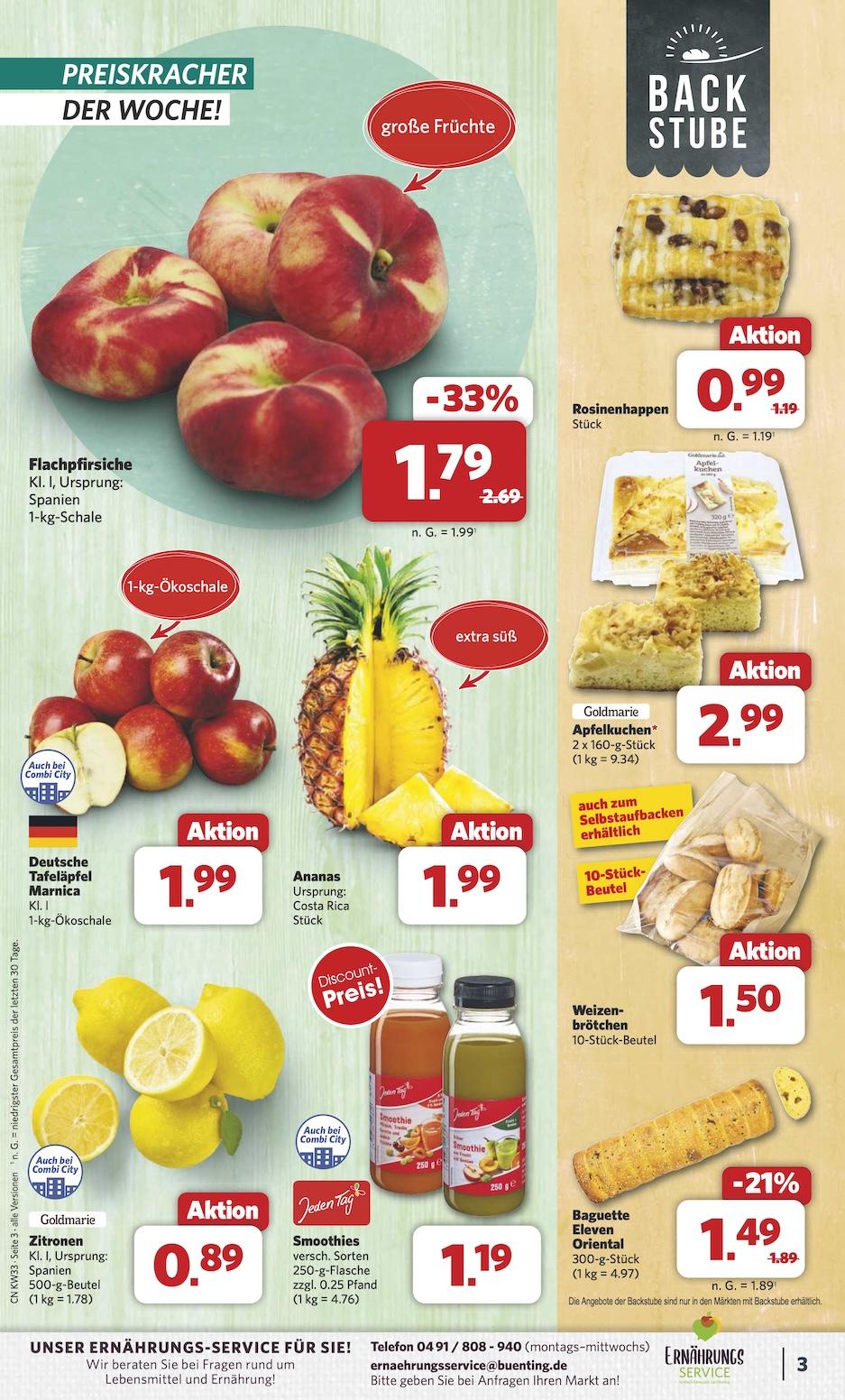 Combi Aktueller Prospekt ab Montag Seite 3