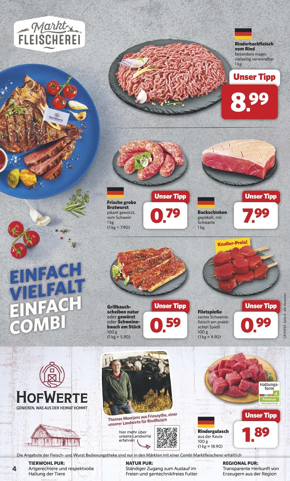 Combi Aktueller Prospekt ab Montag Seite 4