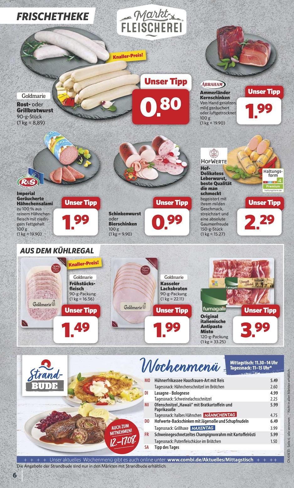 Combi Aktueller Prospekt ab Montag Seite 6