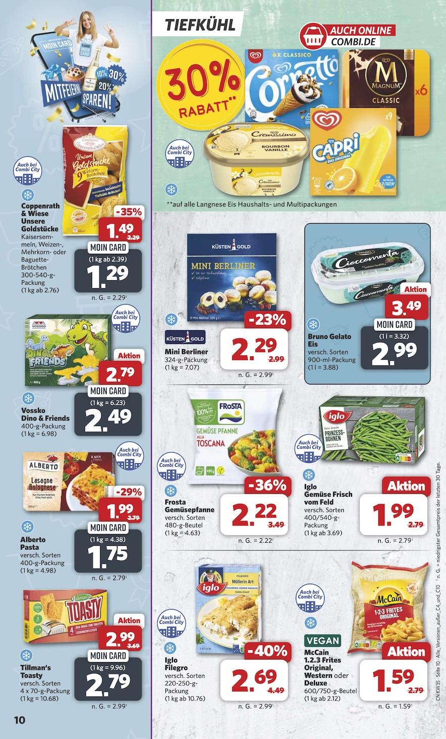 Combi Aktueller Prospekt ab Montag Seite 10