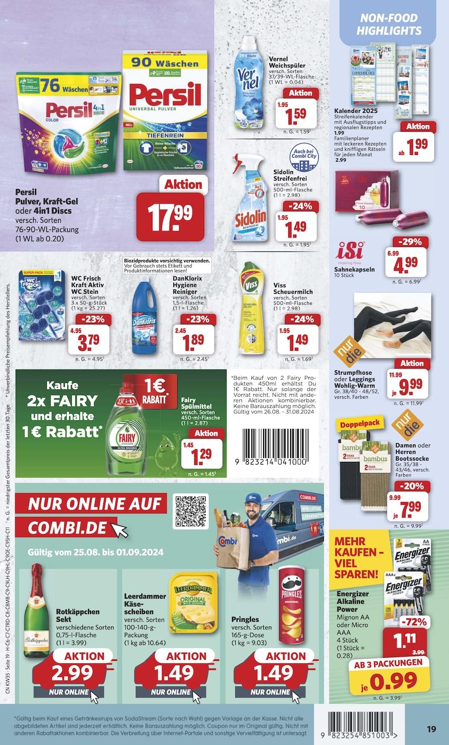 Combi Aktueller Prospekt ab Montag Seite 19
