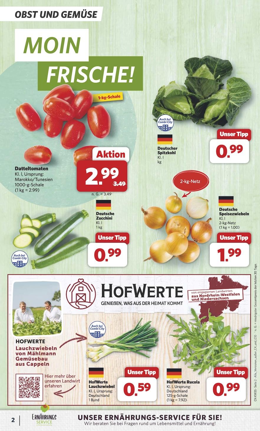 Combi Aktueller Prospekt ab Montag Seite 2