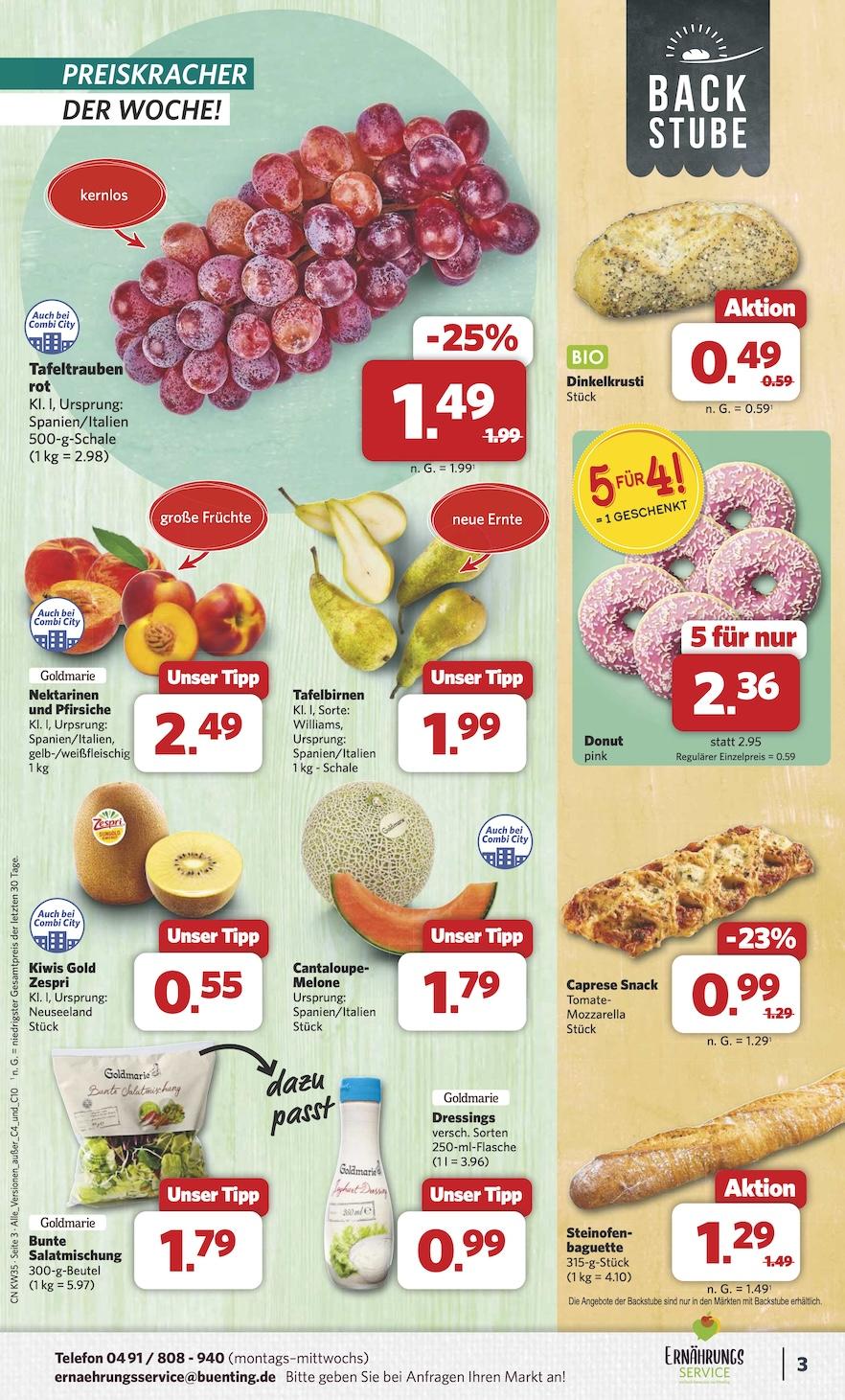 Combi Aktueller Prospekt ab Montag Seite 3