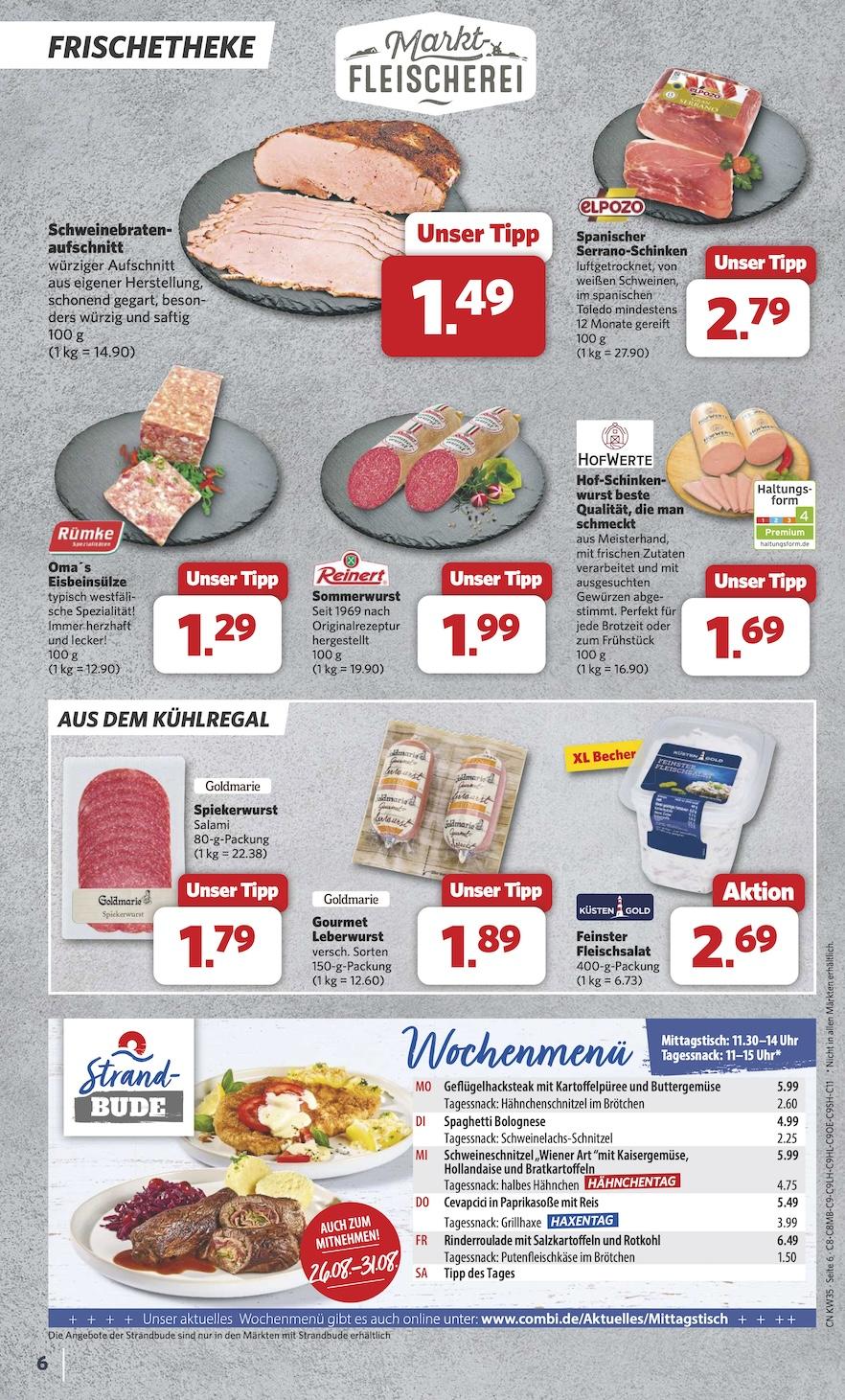 Combi Aktueller Prospekt ab Montag Seite 6