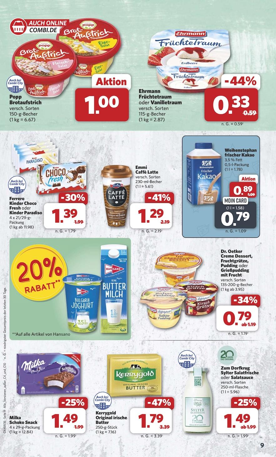 Combi Aktueller Prospekt ab Montag Seite 9