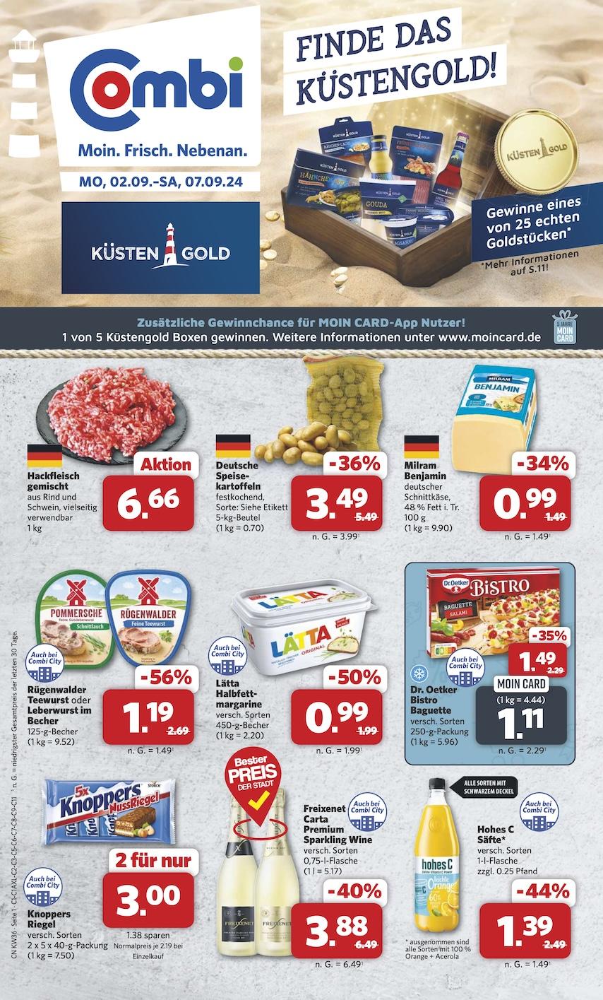 Combi Aktueller Prospekt ab Montag Seite 1