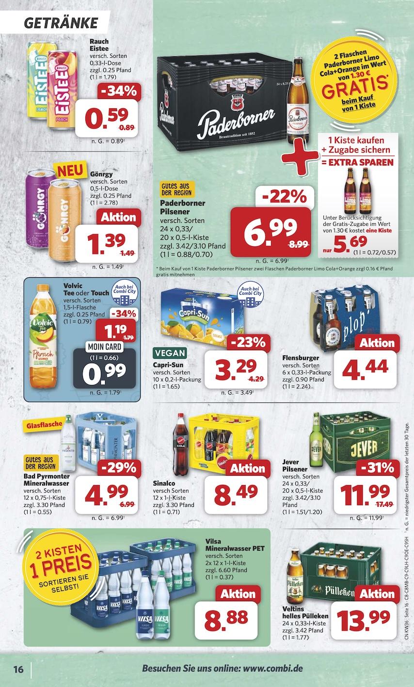 Combi Aktueller Prospekt ab Montag Seite 16