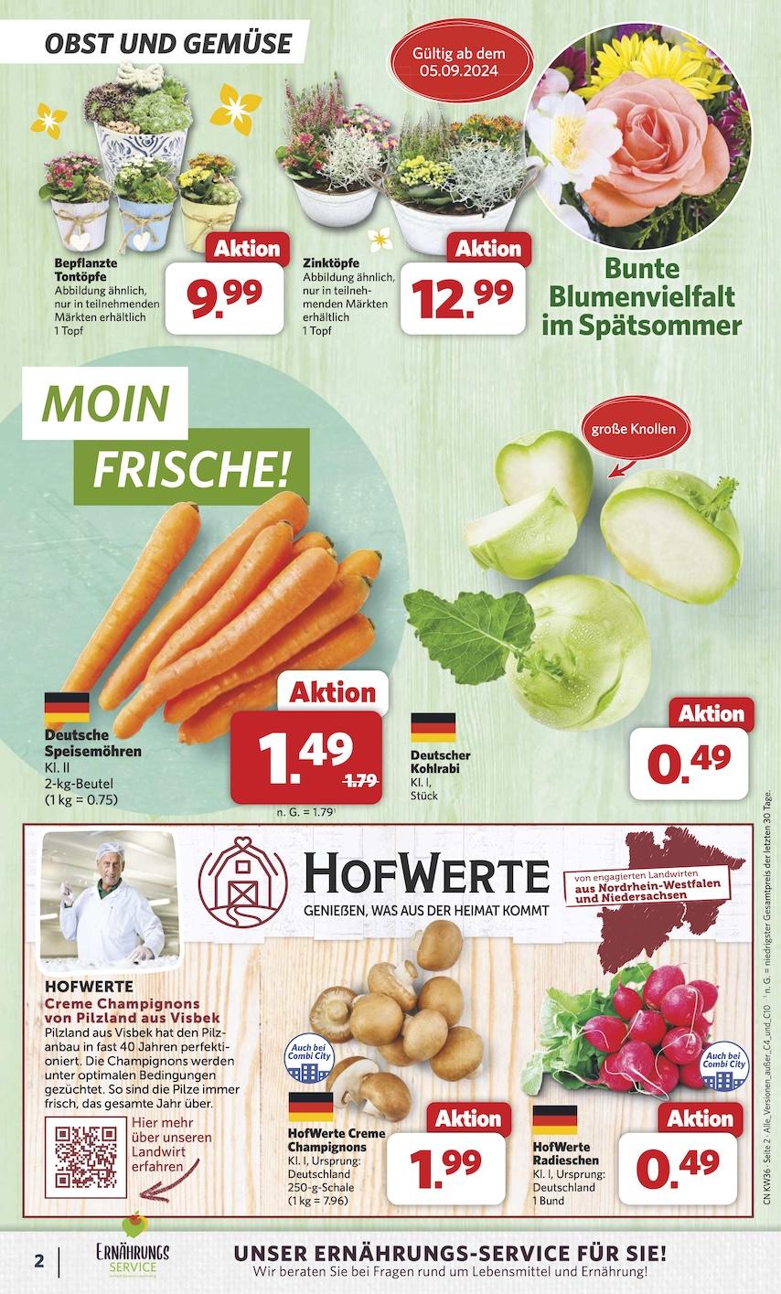 Combi Aktueller Prospekt ab Montag Seite 2