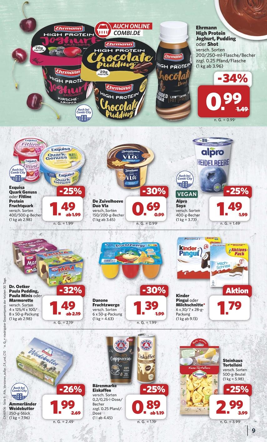 Combi Aktueller Prospekt ab Montag Seite 9