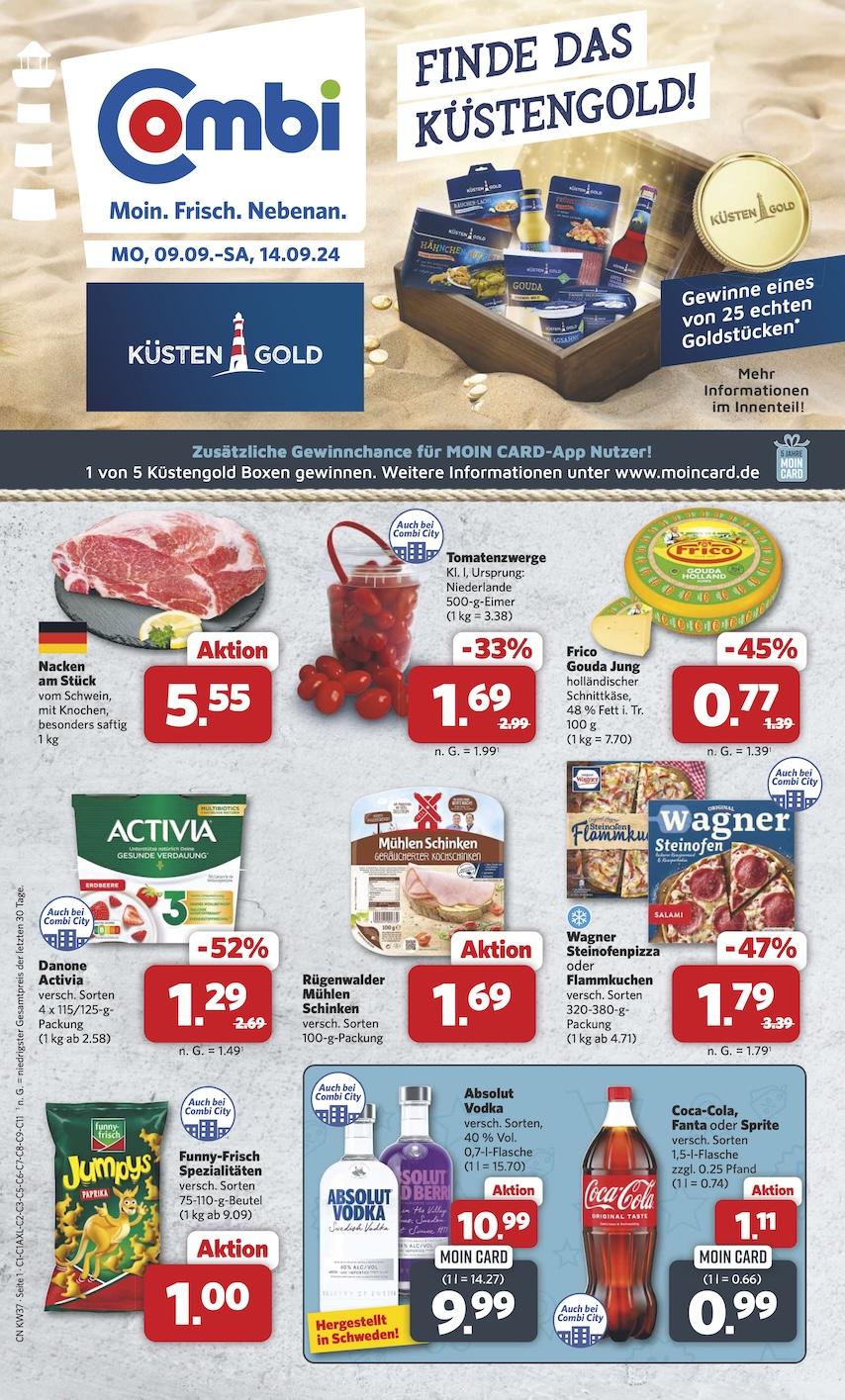 Combi Aktueller Prospekt ab Montag Seite 1