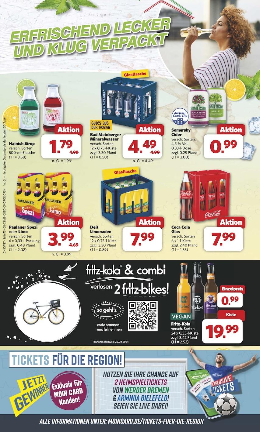 Combi Aktueller Prospekt ab Montag Seite 13