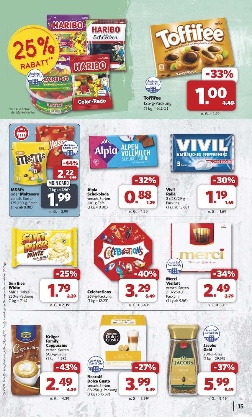 Combi Aktueller Prospekt ab Montag Seite 15