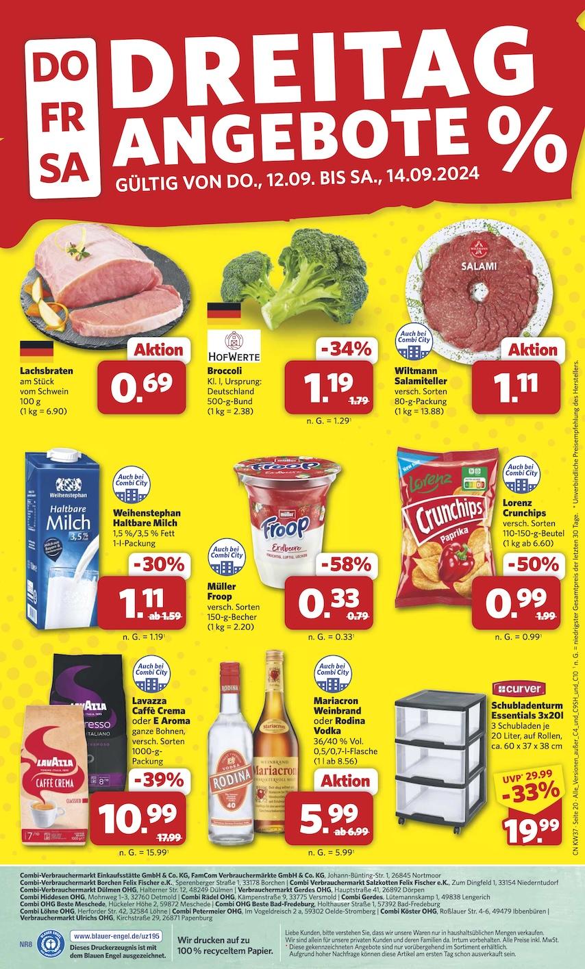 Combi Aktueller Prospekt ab Montag Seite 20