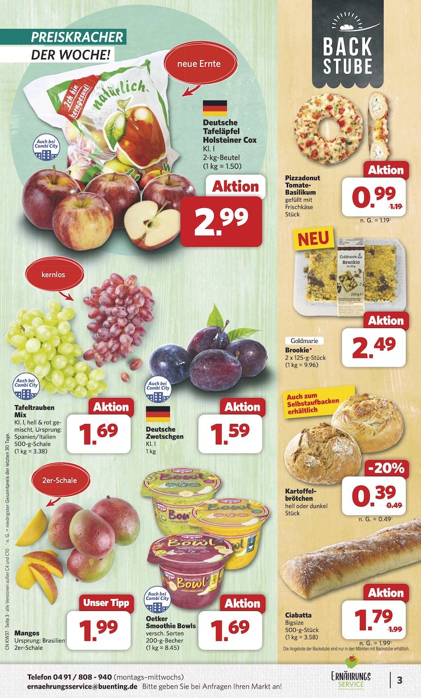 Combi Aktueller Prospekt ab Montag Seite 3