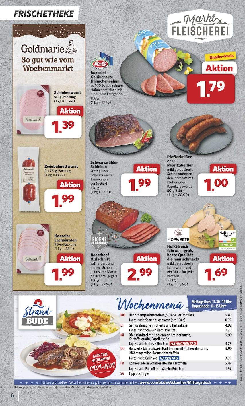 Combi Aktueller Prospekt ab Montag Seite 6