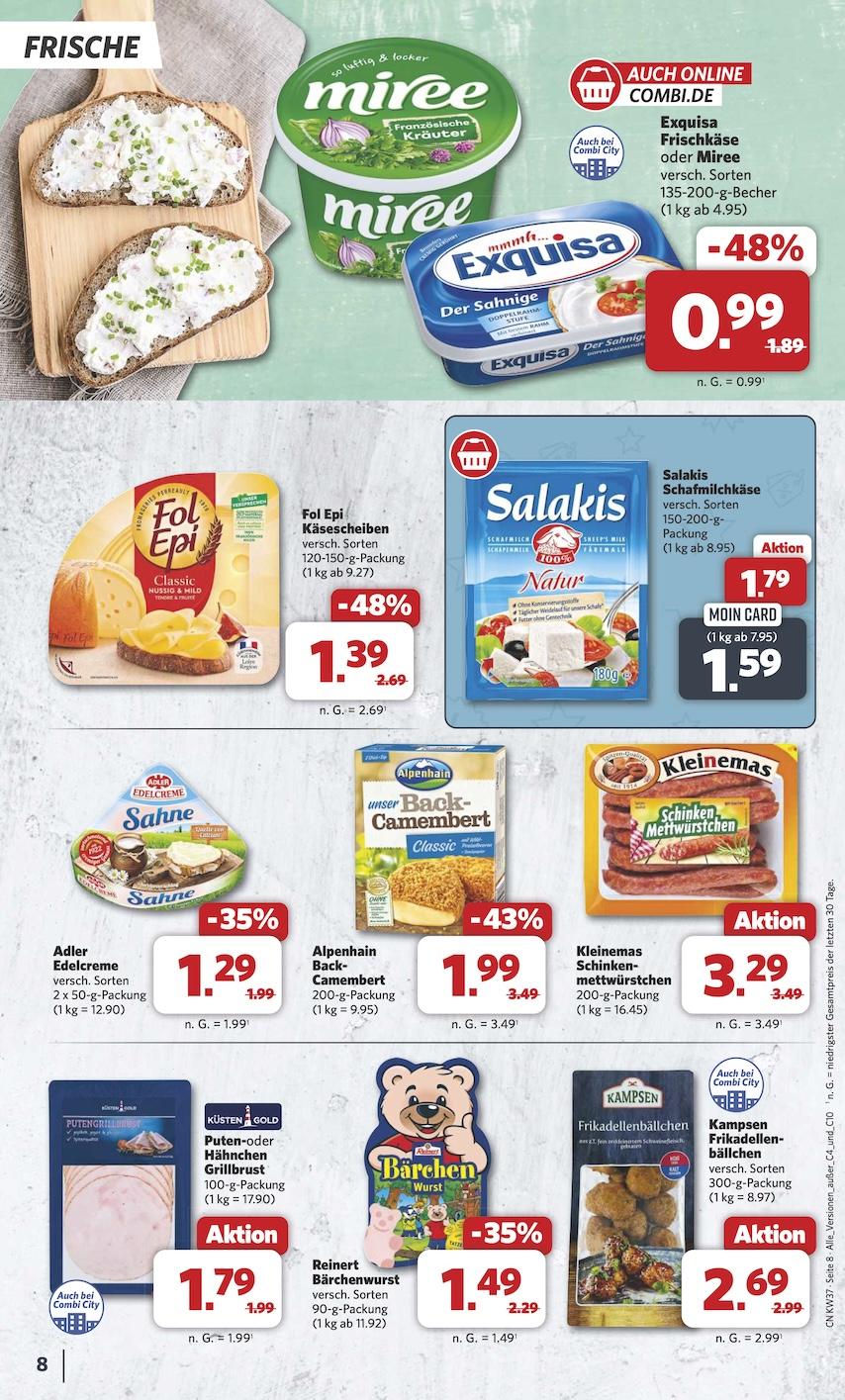 Combi Aktueller Prospekt ab Montag Seite 8