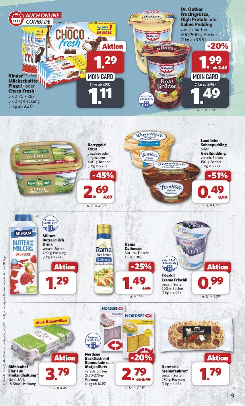 Combi Aktueller Prospekt ab Montag Seite 9