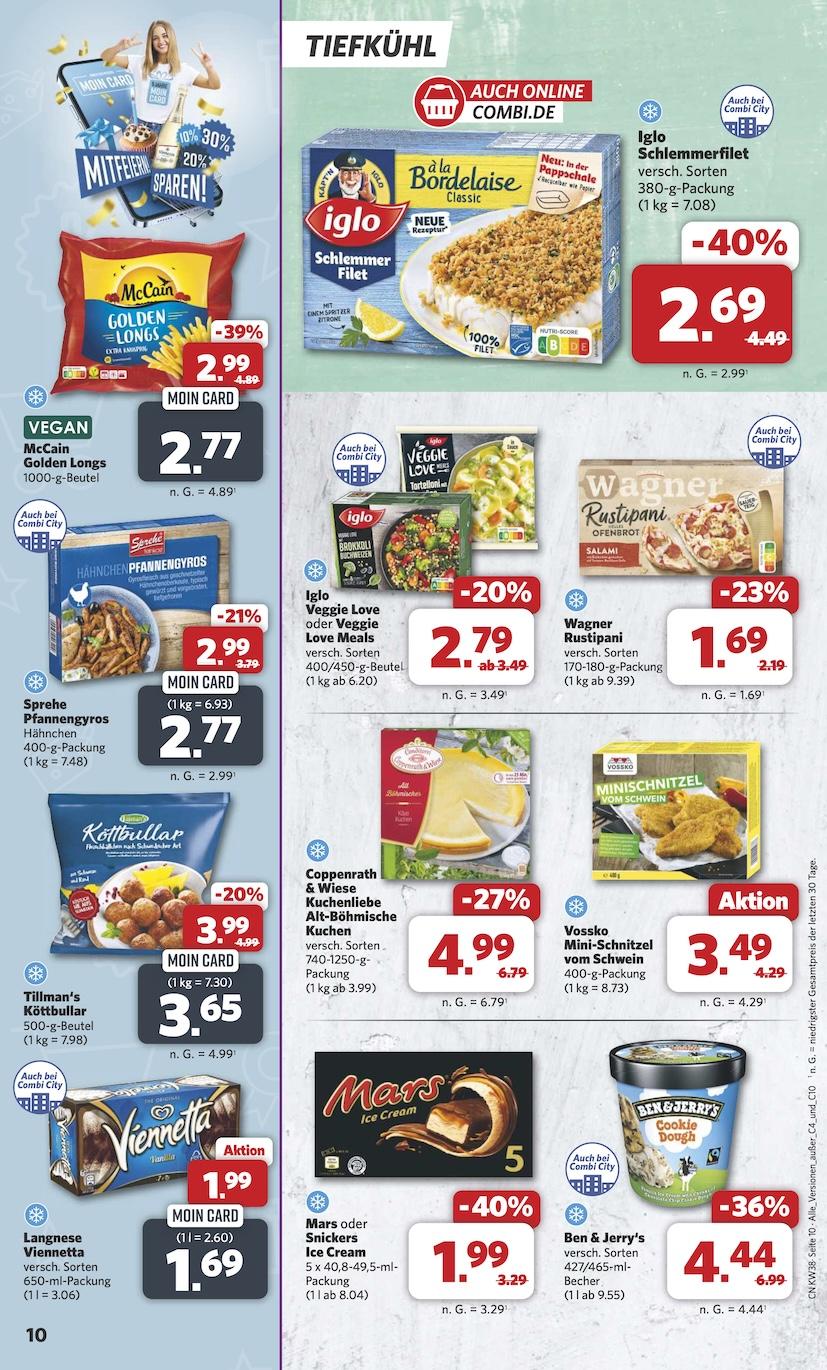 Combi Aktueller Prospekt ab Montag Seite 10
