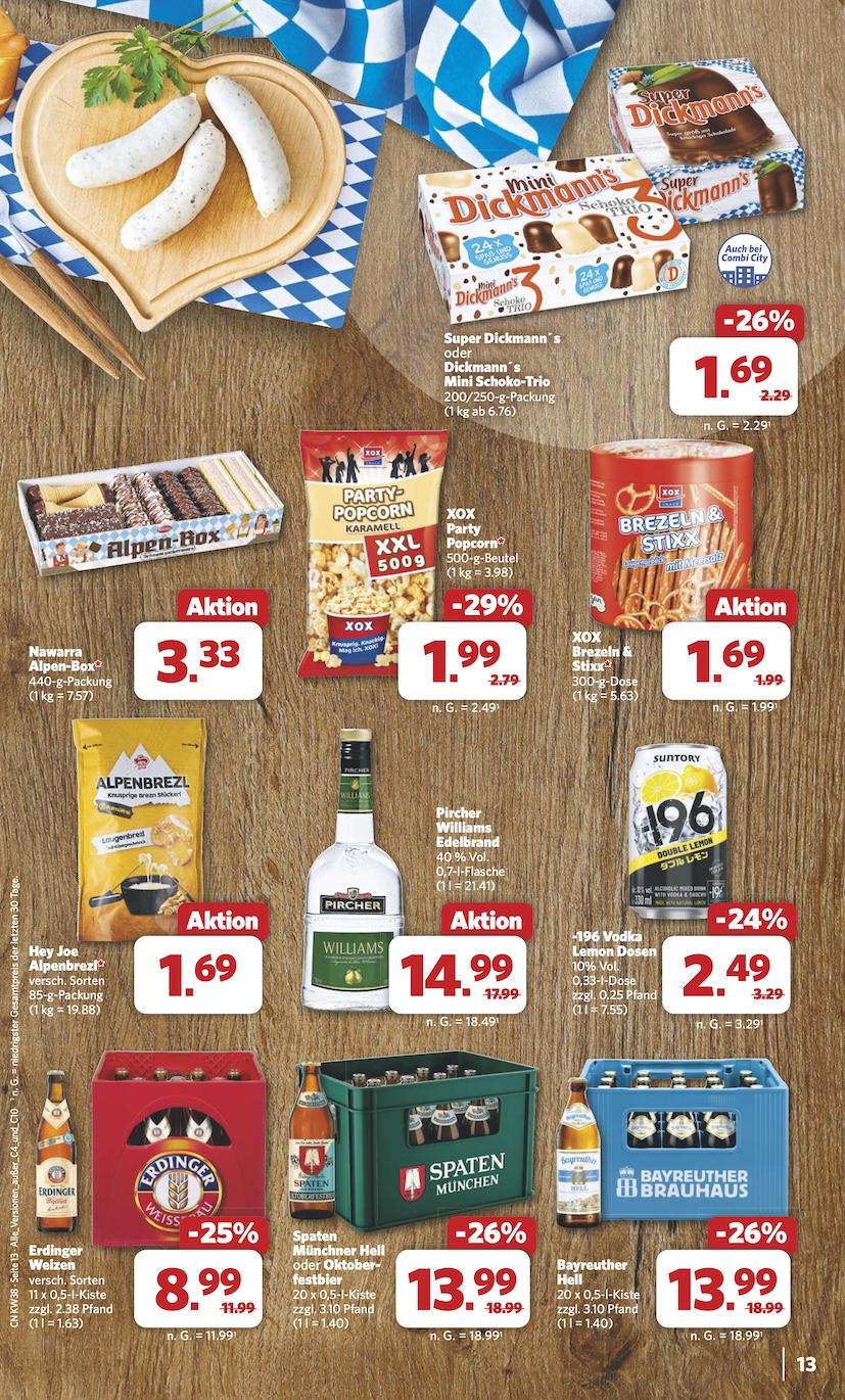 Combi Aktueller Prospekt ab Montag Seite 13