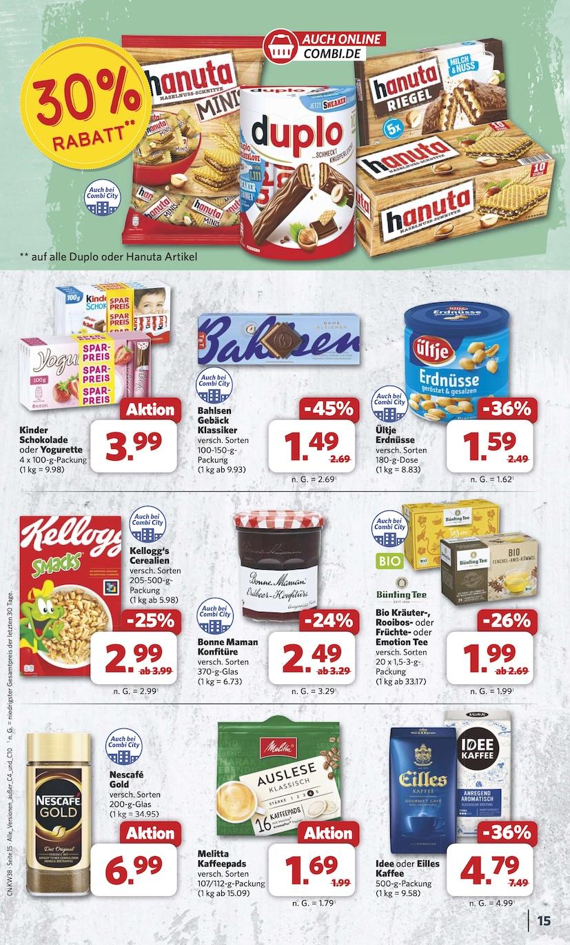 Combi Aktueller Prospekt ab Montag Seite 15
