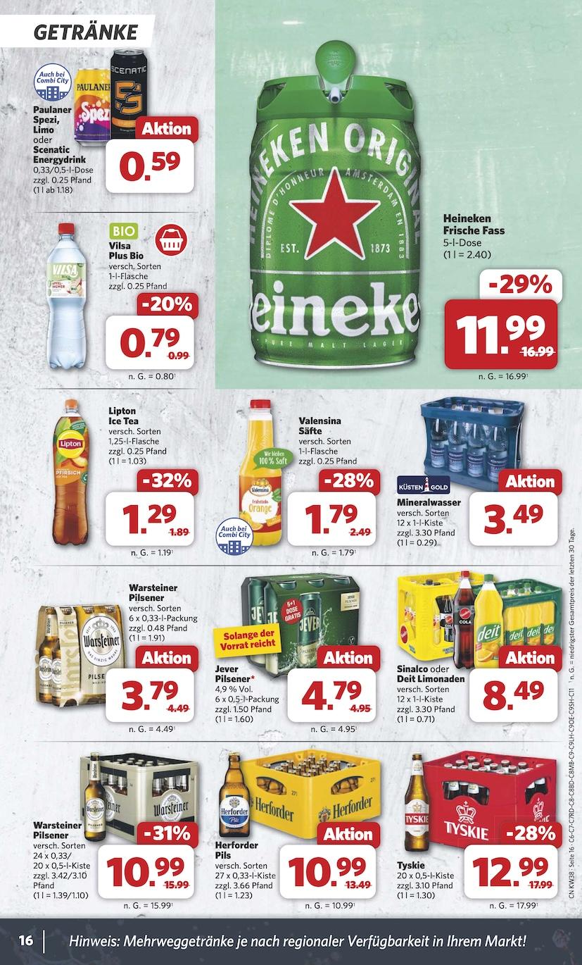 Combi Aktueller Prospekt ab Montag Seite 16