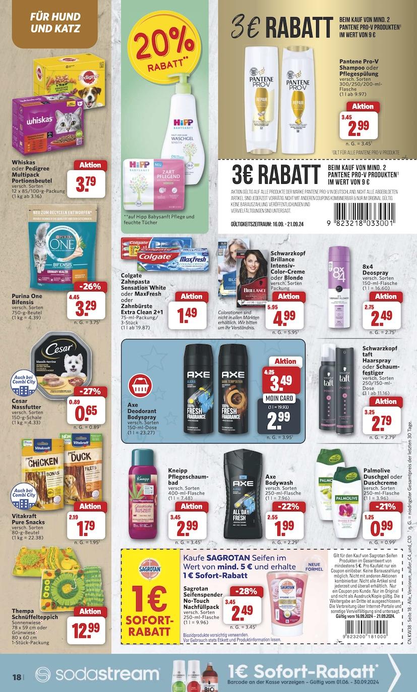 Combi Aktueller Prospekt ab Montag Seite 18