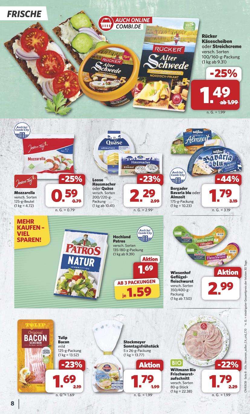 Combi Aktueller Prospekt ab Montag Seite 8
