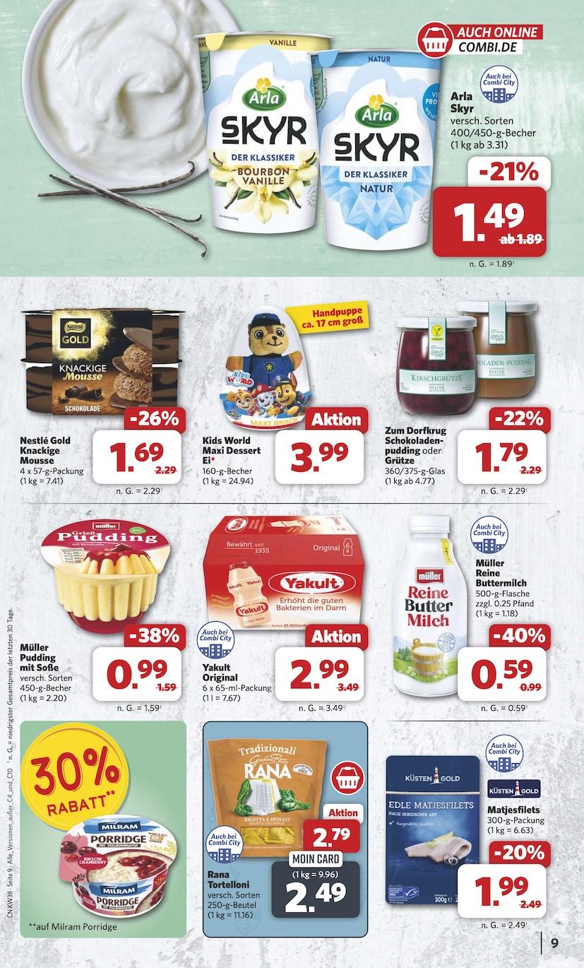 Combi Aktueller Prospekt ab Montag Seite 9