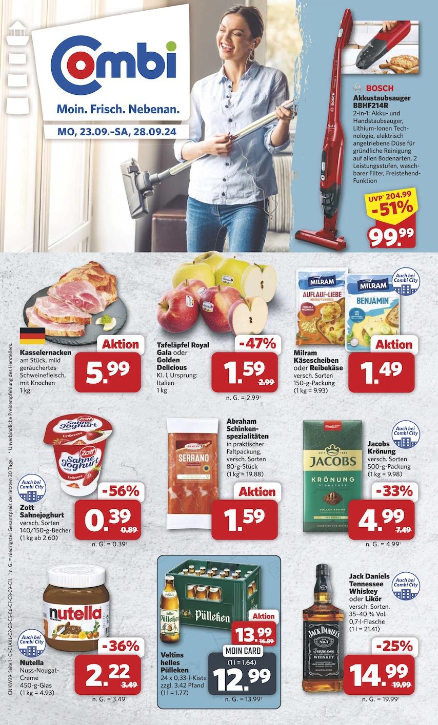 Combi Aktueller Prospekt ab Montag Seite 1