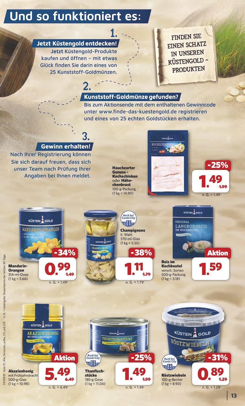 Combi Aktueller Prospekt ab Montag Seite 13