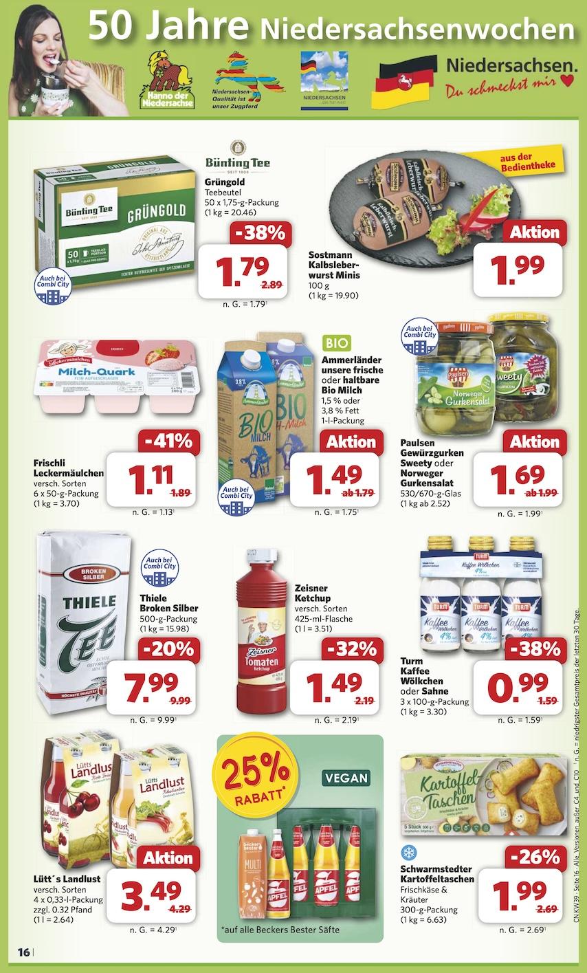 Combi Aktueller Prospekt ab Montag Seite 16