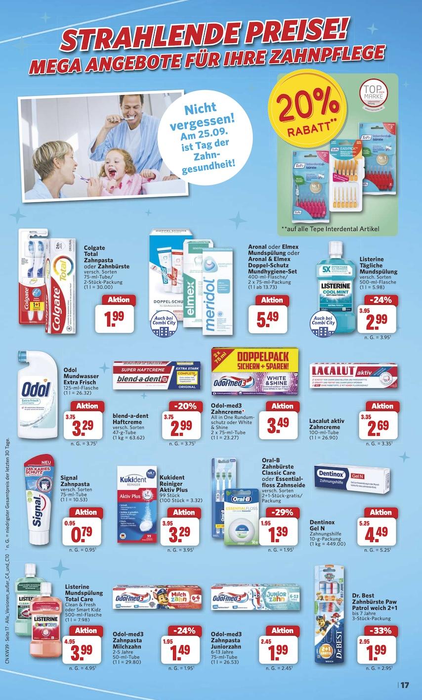 Combi Aktueller Prospekt ab Montag Seite 17