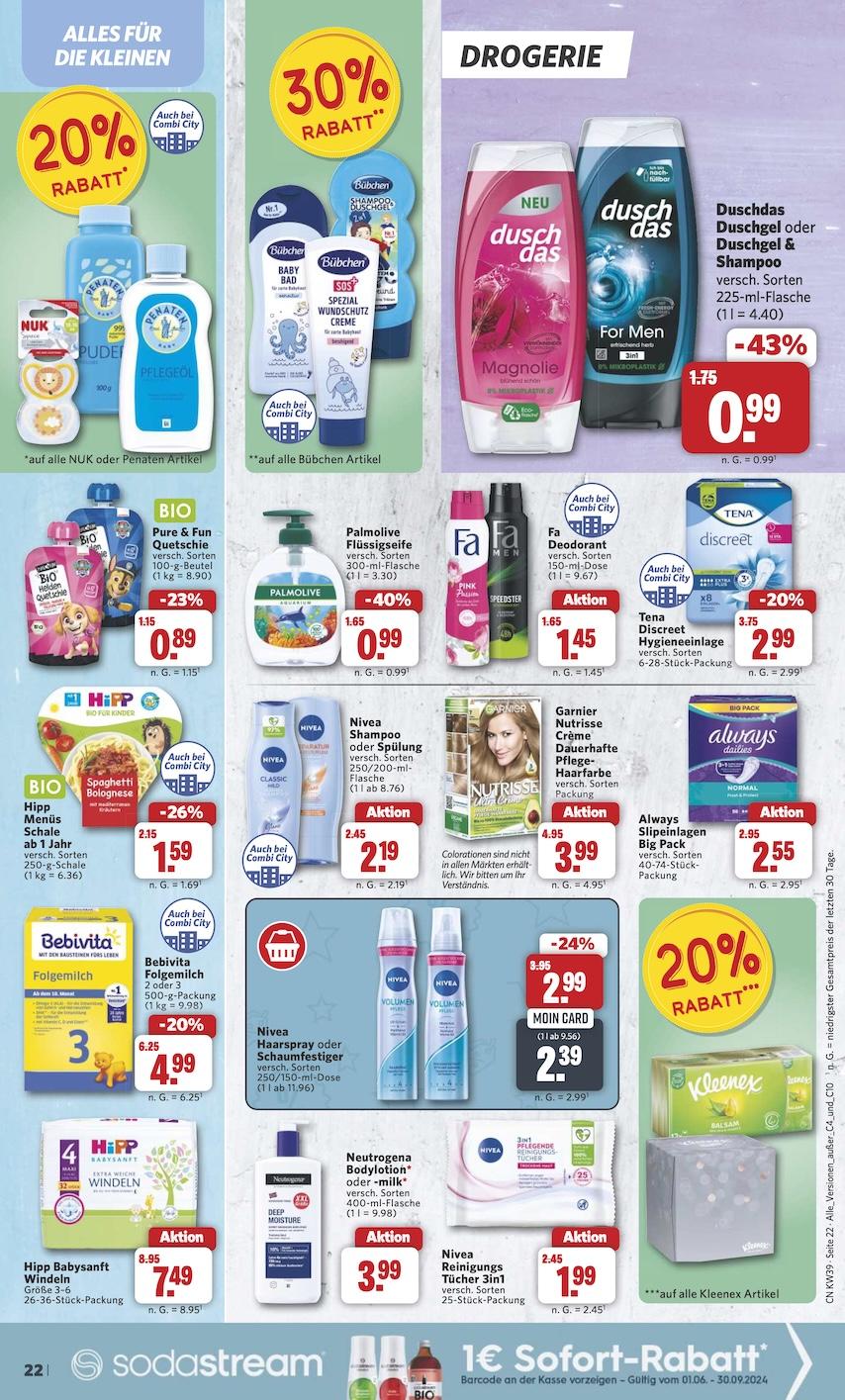 Combi Aktueller Prospekt ab Montag Seite 22