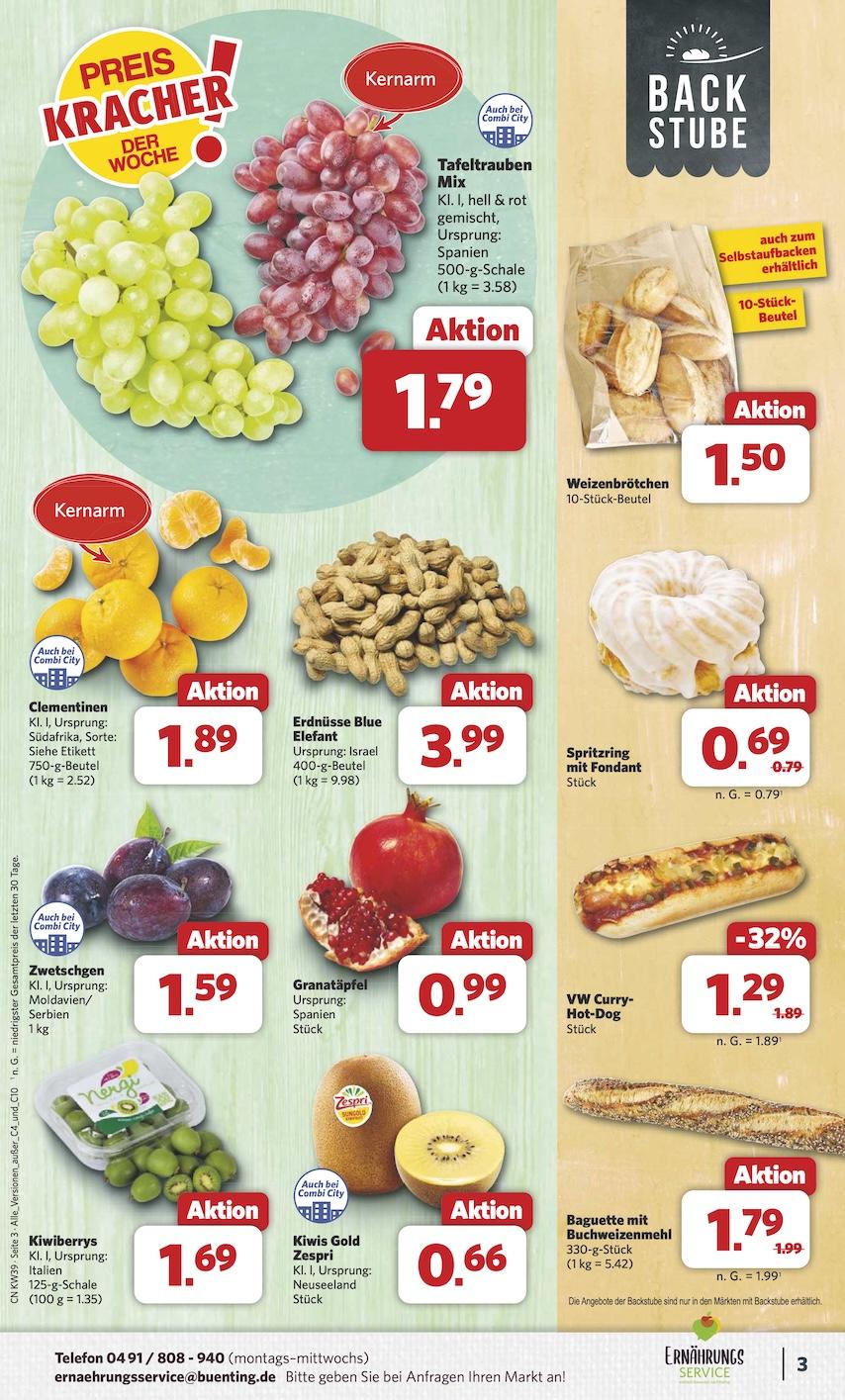 Combi Aktueller Prospekt ab Montag Seite 3