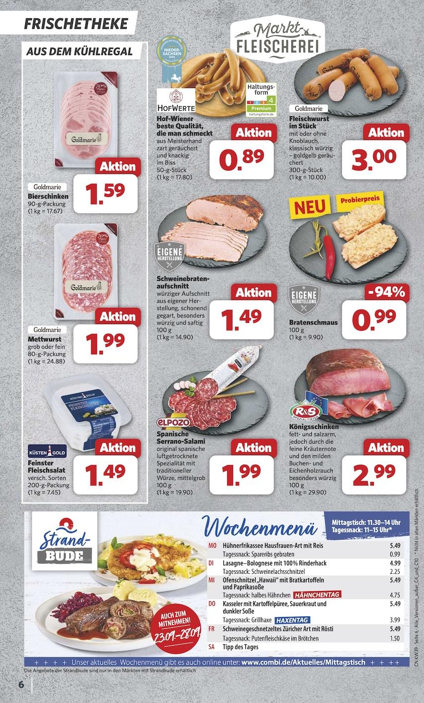 Combi Aktueller Prospekt ab Montag Seite 6